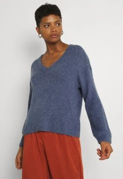 JDYPHILINA V NECK - Pullover - Coastal Fjord