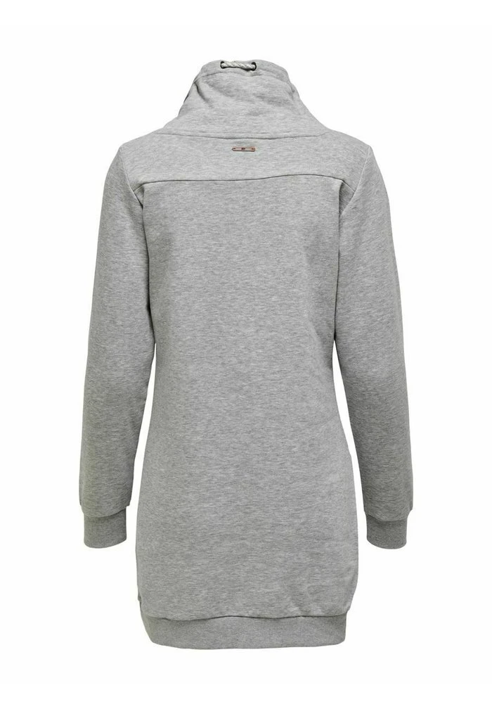 JDY Sweatshirt - Light Grey Melange 2 JDY Sweatshirt - Light Grey Melange – Image 2