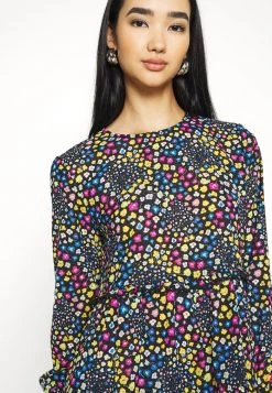 JDYLEA SHORT DRESS - Robe De Jour - Black/multicolor -JDY Soldes Magasin ea7825015c73459b94686442b3832385
