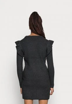 JDY WILLA FRILL DRESS - Robe Pull - Dark Grey Melange 7 JDY WILLA FRILL DRESS - Robe Pull - Dark Grey Melange -JDY Soldes Magasin eaf9b7023f5f45498a97a937dc11bd26