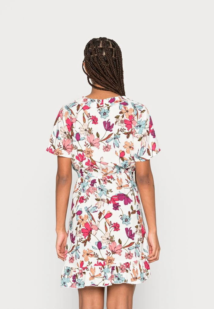 JDYSTARR LIFE WRAP DRESS - Robe De Jour - Cloud Dancer 3 JDYSTARR LIFE WRAP DRESS - Robe De Jour - Cloud Dancer – Image 3