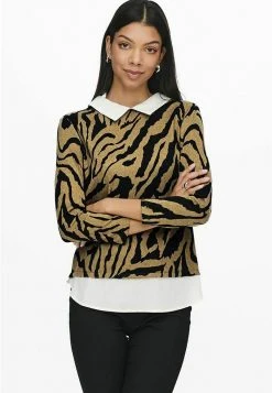 JDY OBERTEIL RAFFINIERTER - Pullover - Tigers Eye