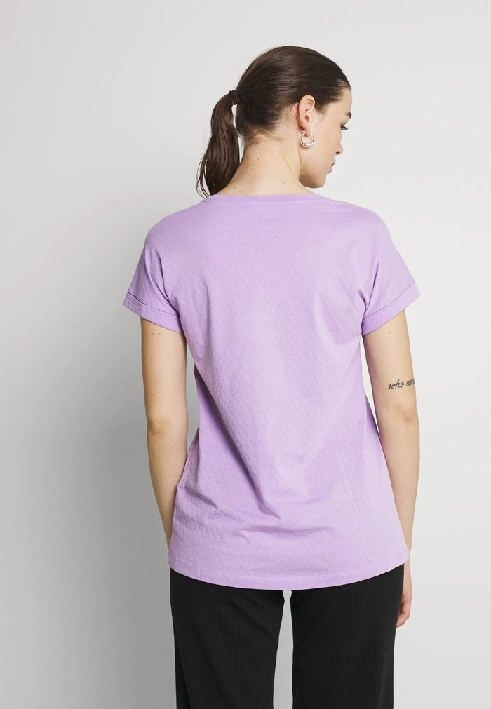 JDYPASTEL LIFE 2 PACK - T-shirt Imprimé - Cloud Dancer/viola 4 JDYPASTEL LIFE 2 PACK - T-shirt Imprimé - Cloud Dancer/viola – Image 4