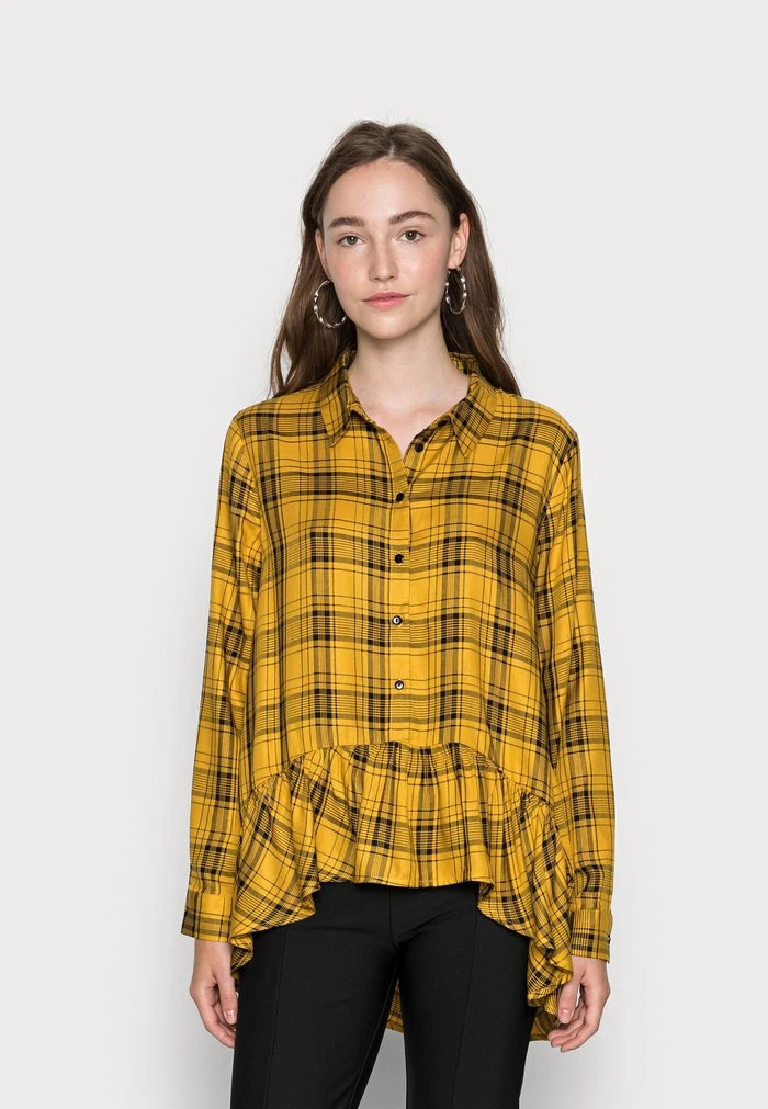 JDYSTAY HIGH LOW SOLID - Chemisier - Harvets Gold 1 JDYSTAY HIGH LOW SOLID - Chemisier - Harvets Gold