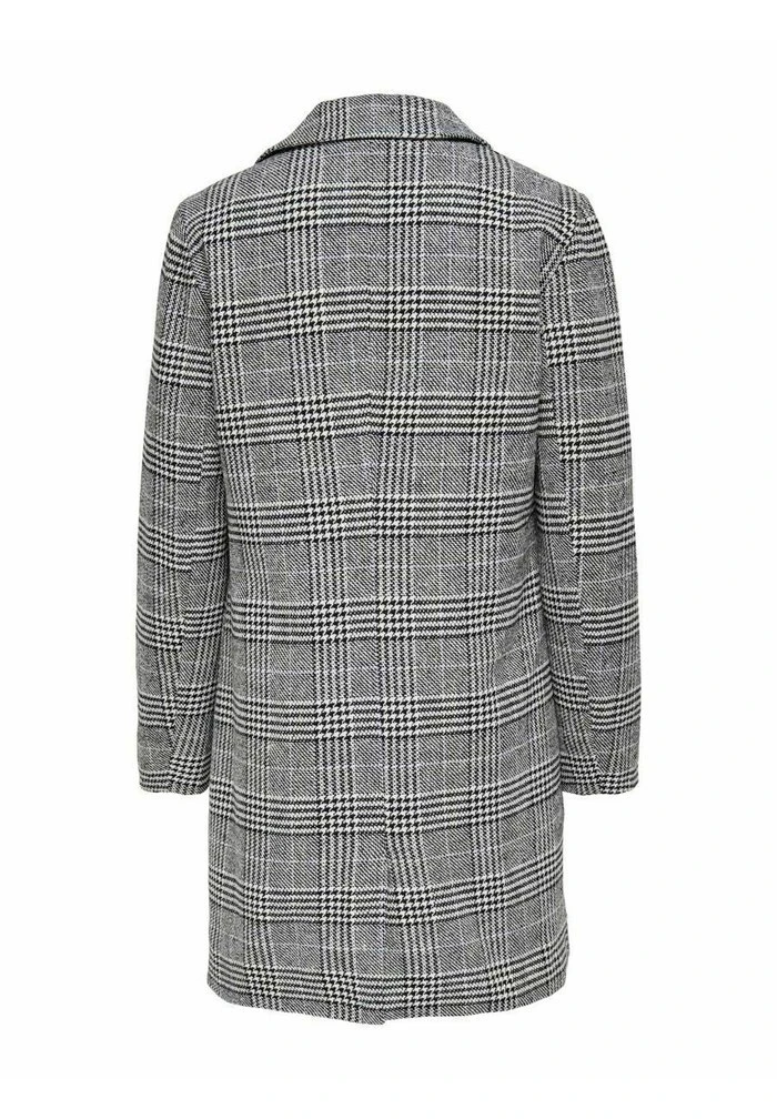 JDY Trench - Light Grey/ Black 2 JDY Trench - Light Grey/ Black – Image 2