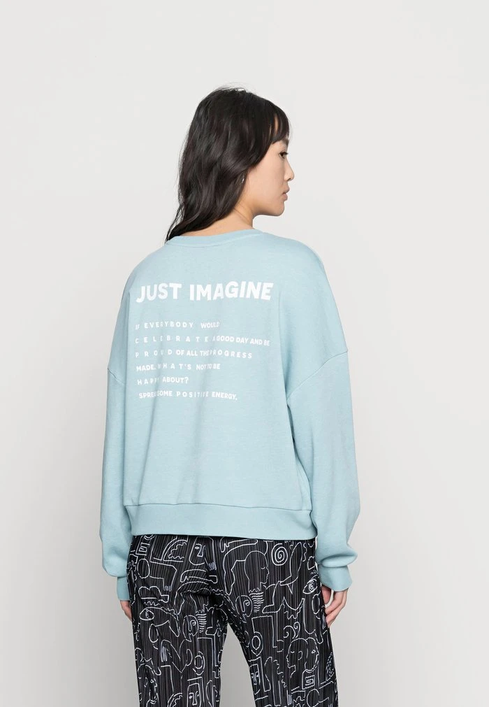 JDYPARSON LIFE PRINT - Sweatshirt - Tourmaline 3 JDYPARSON LIFE PRINT - Sweatshirt - Tourmaline – Image 3