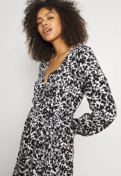 JDYROXANNE WRAP DRESS - Robe De Jour - White/black -JDY Soldes Magasin f3e8bbba27c04386a7f7123331082085