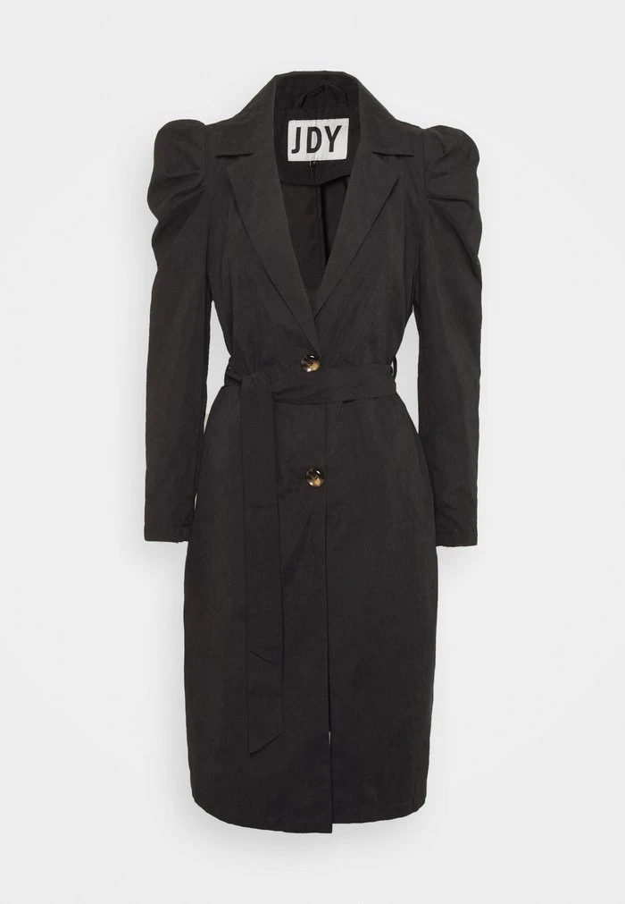 JDYALMOND - Trench - Black 1 JDYALMOND - Trench - Black