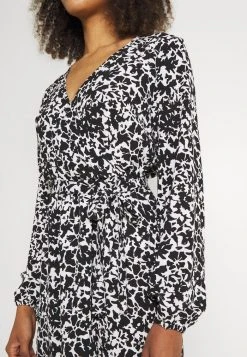 JDYROXANNE WRAP DRESS - Robe De Jour - White/black -JDY Soldes Magasin f6e174f6ee2042298ddc0d2584283586