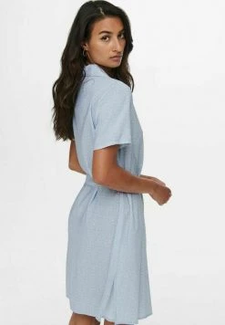 JDY Robe Chemise - Cashmere Blue -JDY Soldes Magasin f74846e8d6f54c3fb149cb6d90eff481
