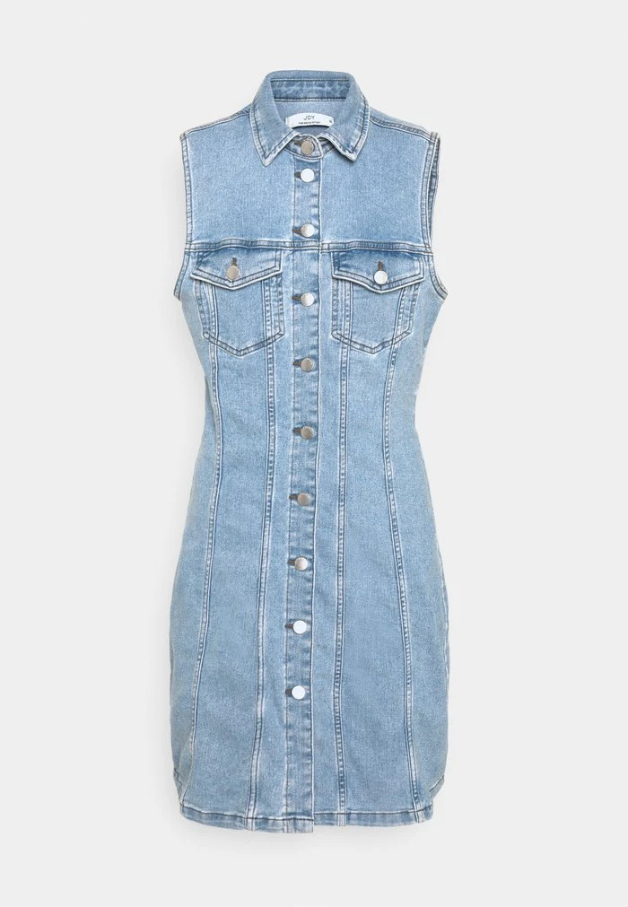 JDYSANNA LIFE BUTTON DRESS - Robe En Jean - Light Blue Denim 5 JDYSANNA LIFE BUTTON DRESS - Robe En Jean - Light Blue Denim – Image 5