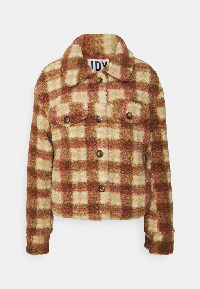 JDYELVIS SHORT JACKET - Veste D'hiver - Cloud Dancer/marsala/emperador/toasted Coconut 4 JDYELVIS SHORT JACKET - Veste D'hiver - Cloud Dancer/marsala/emperador/toasted Coconut – Image 4