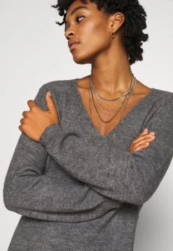 JDYELANORA V NECK DRESS - Robe Pull - Dark Grey Melange 9 JDYELANORA V NECK DRESS - Robe Pull - Dark Grey Melange -JDY Soldes Magasin f8ff8880fd8d45b884065f8766bcb49e
