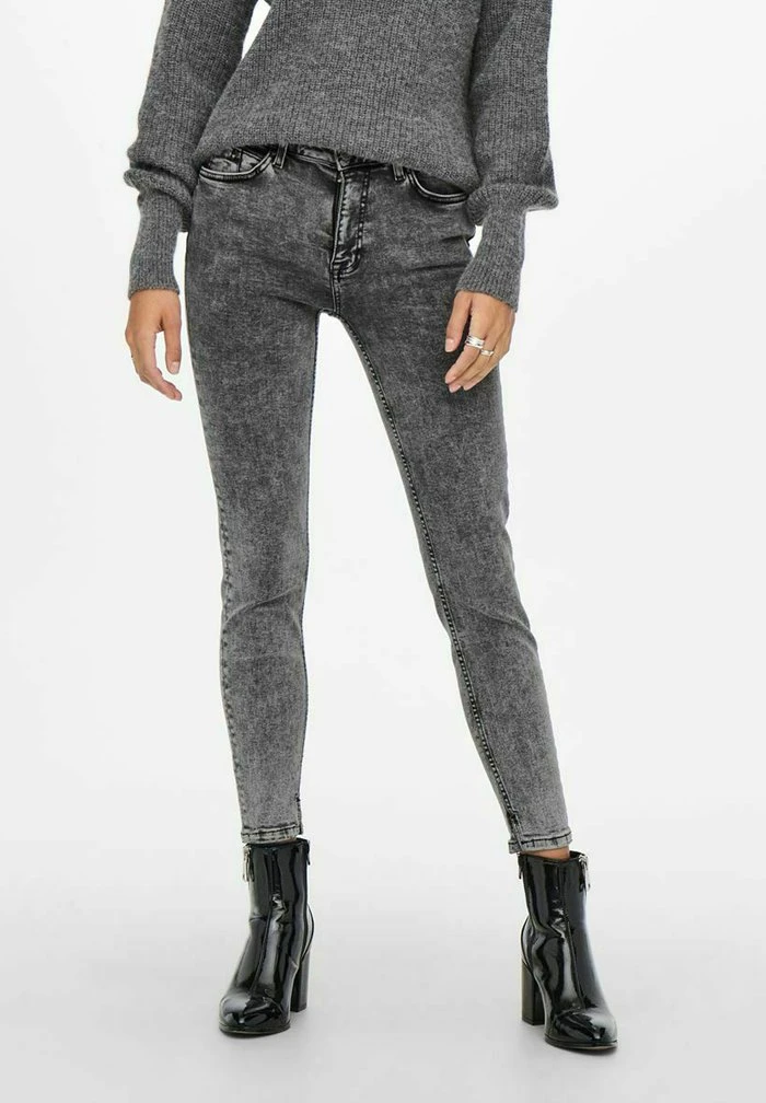 JDY Jeans Skinny - Dark Grey Denim 1 JDY Jeans Skinny - Dark Grey Denim
