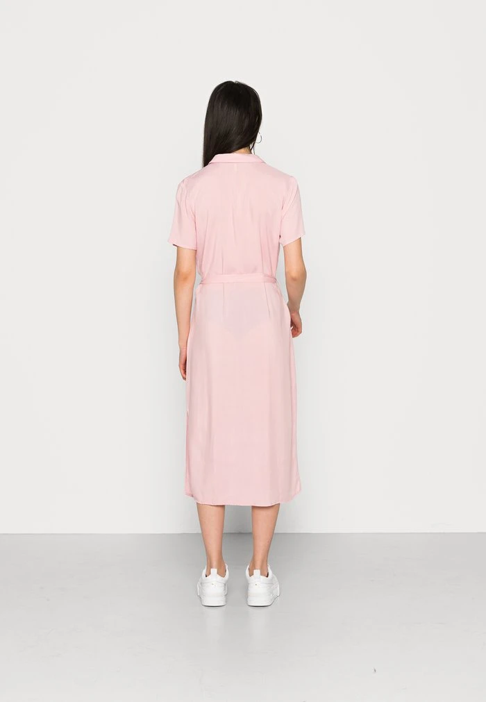 JDYELLY ABOVE CALF DRESS - Robe Chemise - Bleached Mauve 3 JDYELLY ABOVE CALF DRESS - Robe Chemise - Bleached Mauve – Image 3