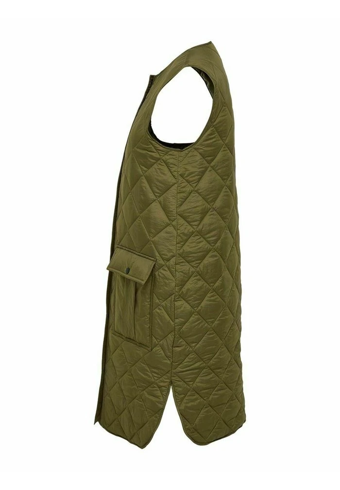 JDYAUGUSTA DIAMOND WAISTCOAT - Veste Sans Manches - Military Olive 7 JDYAUGUSTA DIAMOND WAISTCOAT - Veste Sans Manches - Military Olive – Image 7