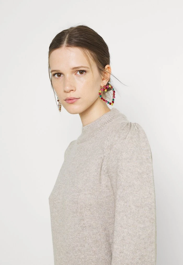 JDY HIGH NECK KNT NOOS - Robe Fourreau - Chateau Gray 4 JDY HIGH NECK KNT NOOS - Robe Fourreau - Chateau Gray – Image 4