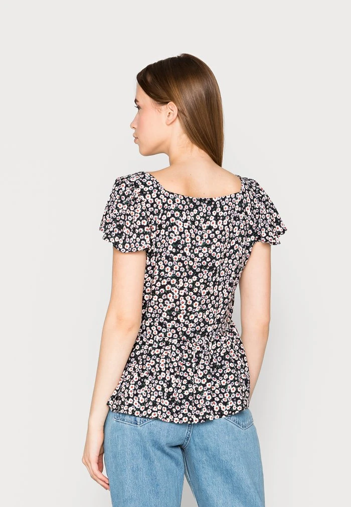 JDYSTARR LIFE CAP SLEEVE - Blouse - Black 3 JDYSTARR LIFE CAP SLEEVE - Blouse - Black – Image 3