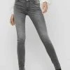 JDY NEW NIKKI LIFE HIGH - Jeans Skinny - Light Grey Denim