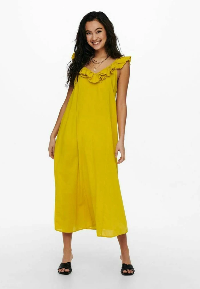 JDY Robe De Jour - Lemon Curry 2 JDY Robe De Jour - Lemon Curry – Image 2