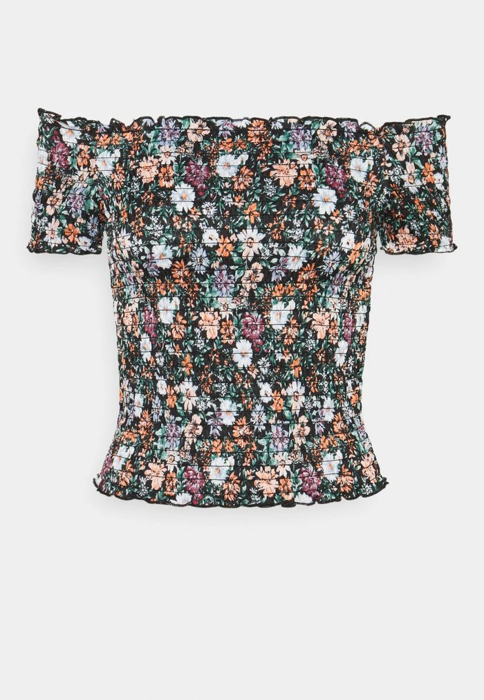 JDYBOA SMOCK - T-shirt Imprimé - Black 1 JDYBOA SMOCK - T-shirt Imprimé - Black