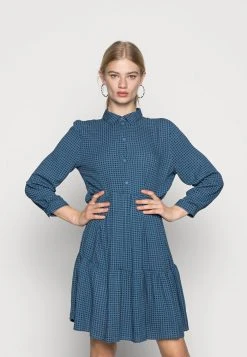 JDYLORA ABOVE KNEE DRESS - Robe Chemise - Captains Blue/black